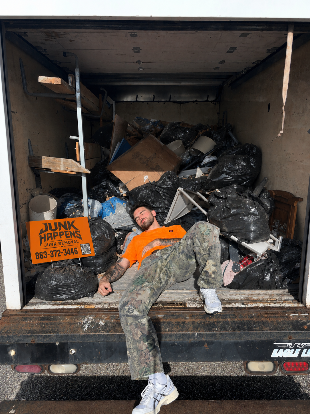 Junk Happens crew ready to haul junk in Lakeland FL